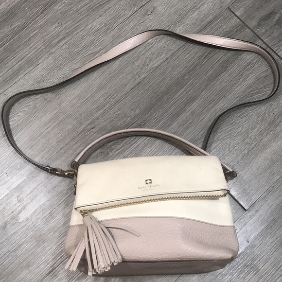 Kate Spade Bag Southport Avenue Maria Magnolia Pebbled Leather Crossbody Handbag - Picture 7 of 11